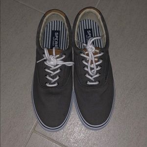Sperry Top Sider Grey Sneakers. Size 11